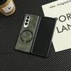 Suitable for Samsung Galaxy Z Fold6 Folding Phone Case ZFLIP6 Leather MagSafe Dustproof Tup Jacket