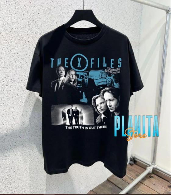 Vintage Style The X Files T Shirt 90's Movie Unisex Shirt Horror Movie Dana