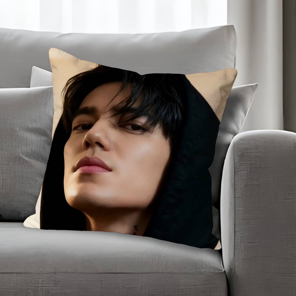 DDimash KKudaibergen Pillow Cases for Bedroom Living Room Sofa Home Decor Polyester Cushion Cover with Zipper