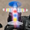 LED Airplane Ornament For Motorcycles Handbar Car Rotating Lights Decoration LED Rearview Mirro W6Y3