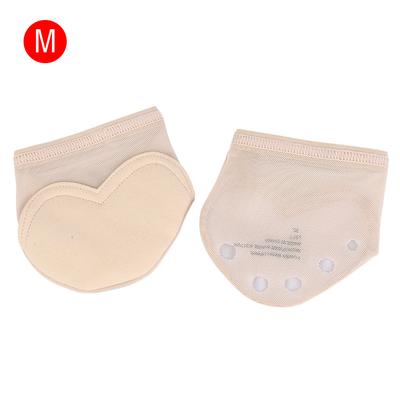 1 Pair Foot Thong 5 Toes Paw Pad Ballet Dance Forefoot Half Protective Shoes (M)