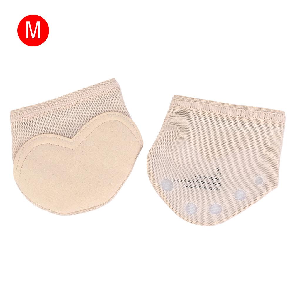 1 Pair Foot Thong 5 Toes Paw Pad Ballet Dance Forefoot Half Protective Shoes (M)
