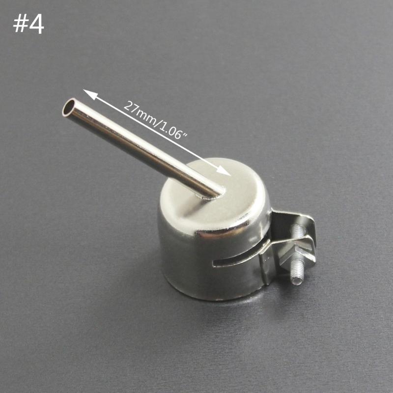 3/4/5/6/8mm Welding Nozzle 45 Degree Curved Angle Welding Nozzle For 850 850A 852 852D 852D+ 950 Hot Air Rework Station