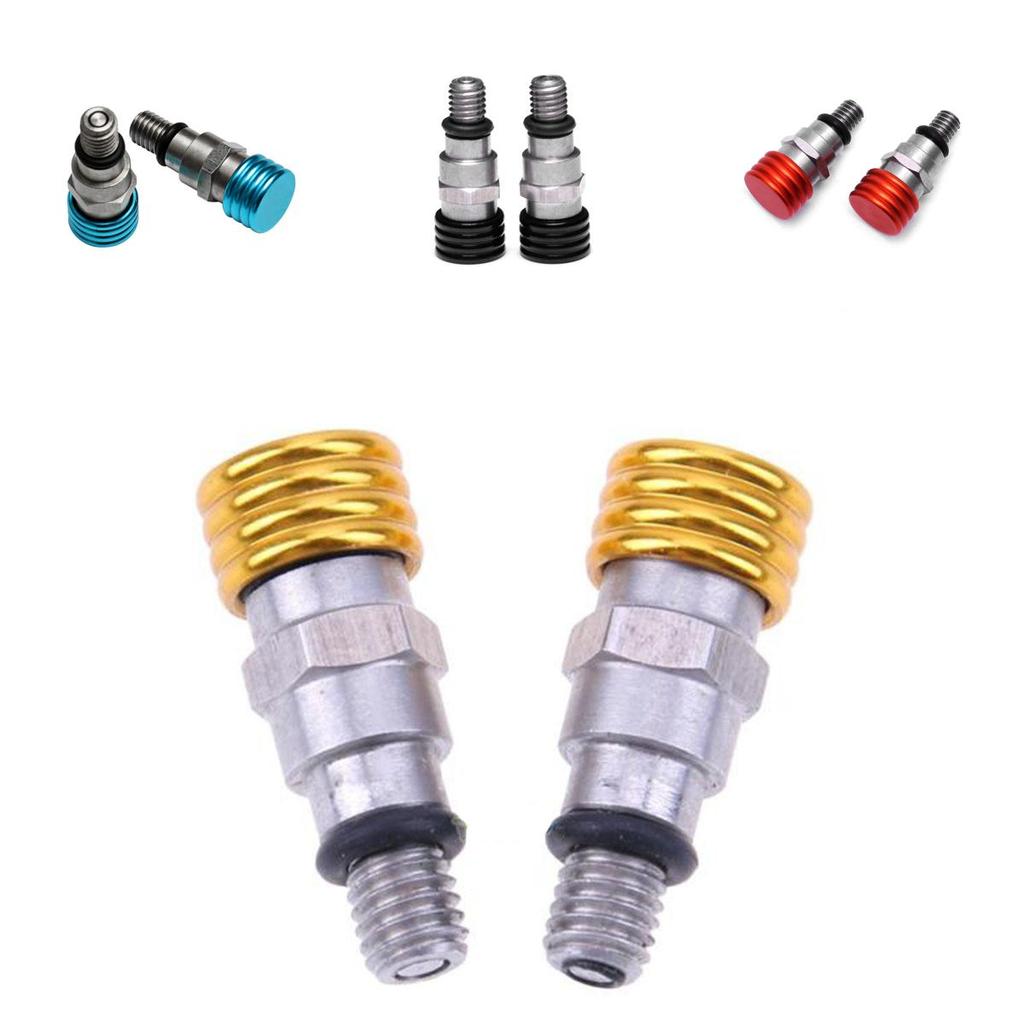 Premium Motocross Fork Air Bleeder Valves M5x08 With Cnc Anodized Aluminum Body For Showa And Kayaba Forks