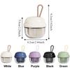 Transparent 4 Grids Pill Cases Visible Pill Box Lightweight Mini Pill Storage Box  Travel