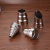 7Pcs Heat Gun Air Nozzles Kit Stainless Steel Hot Air Gun Nozzles Air Outlet Diameter 35mm Heat Gun Mouth Tips Industrial Tools