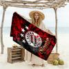Bayern Munich Soccer Art Customize Text Beach Towel Soft Durable Quick-Dry Ideal for Travel Outdoor Swim Pool Yoga Surf Camping Hiking Gym Gift Holida