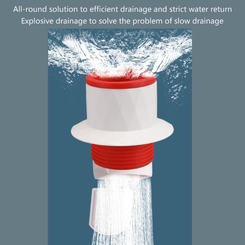 79mm Length Anti Odor Floor Drain Multi Layer Locking Drain Plug Keep Your Bathroom Odors Frees Suitable for PVC Pipes