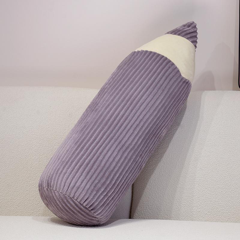70cm Cartoon Kleurpotlood Pluche Kussen Zacht Bank Kamer Kussen Simulatie Kleurpotlood Speelgoed Leuke Cadeaus