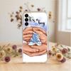 Baby Mom Dad Family Hand   Phone Case For SamsungA10,12,20,21S,30,31,40,50,51,52,70,71 Transparent Cover