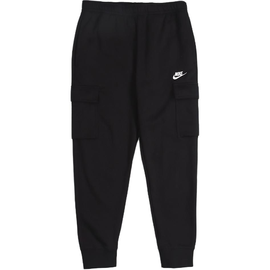 Nike Sportswear Fleece Lined Thermal Sports Sweatpants Cargo Pants Men s Black CD3130-010 M