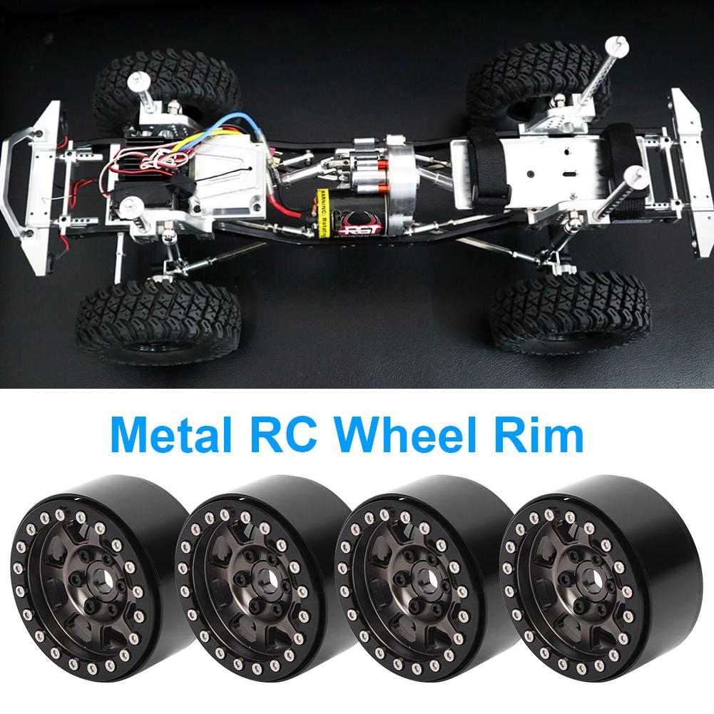 4pcs   Set Wheel Rim Metal Upgrade Accessory Fit for RGT 86100 1 10 RC CarTitanium R86083T
