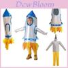 Dm0181 Children's Rocket Cosplay Space Stage Costume Astronaut Outfit For Kindergarten Performance Cute And Colorful