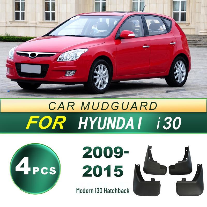 Hyundai i30 Hatchback (2009-2015) Soft Rubber Mud Flaps - Car Modification Accessories