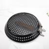 Wooden Handle BBQ Grilling Pan Folding Barbecue Plate Outdoor Grill Topper  Kitchen Roasting