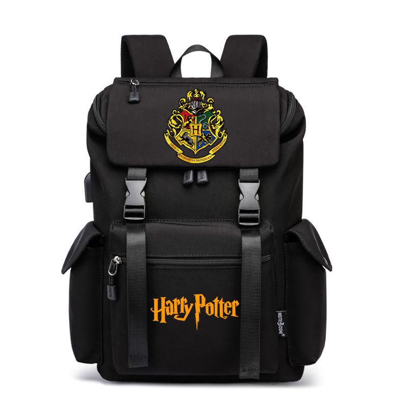 Harry Potter Backpack Men'S Fashion Versatile School Bag Female Student Backpack Travel Bag