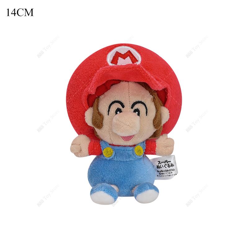 Mario Plush Bullet Bill Toys Anime Plushie Shy Guy Baby Wario Waluigi Yoshi Bob-omb Buddy Toad Stuffed Peluche Kids Dolls Gifts