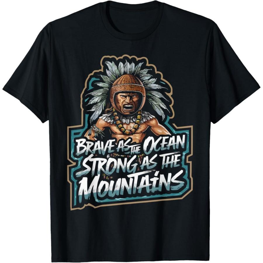 Футболка с изображением воина Канака Маоли, коренного жителя Гавайских островов, с флагом Гавайев(1) XXXXXL чёрный