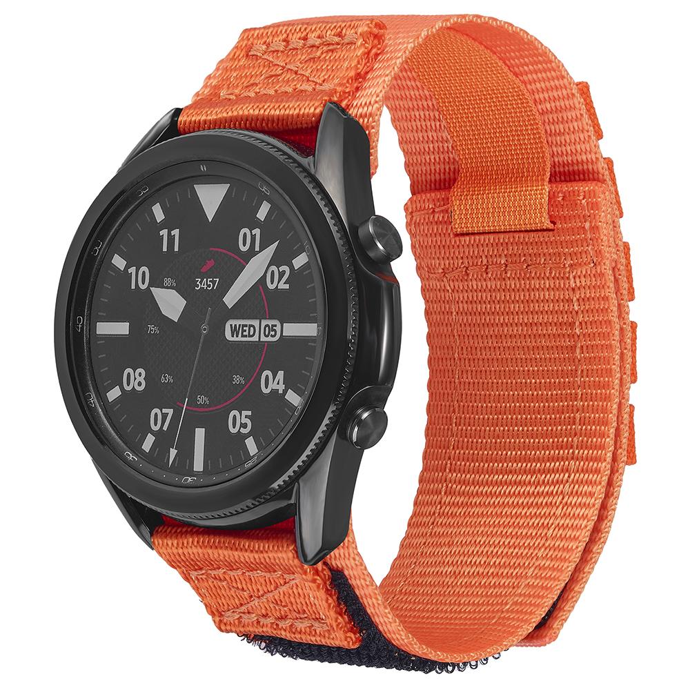 For Huawei Watch GT 4 46mm/Watch 4/4 Pro Watch Band 22mm Loop Fastener Nylon Wrist Strap