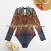 Women's Russian Mesh Sun Protection Swimsuit