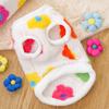 Pet Winter Warm Vest Puppy Clothes for Small Medium Large Dog Soft Golden Retriever Vest With Flower Clothing Pet Suppllies
