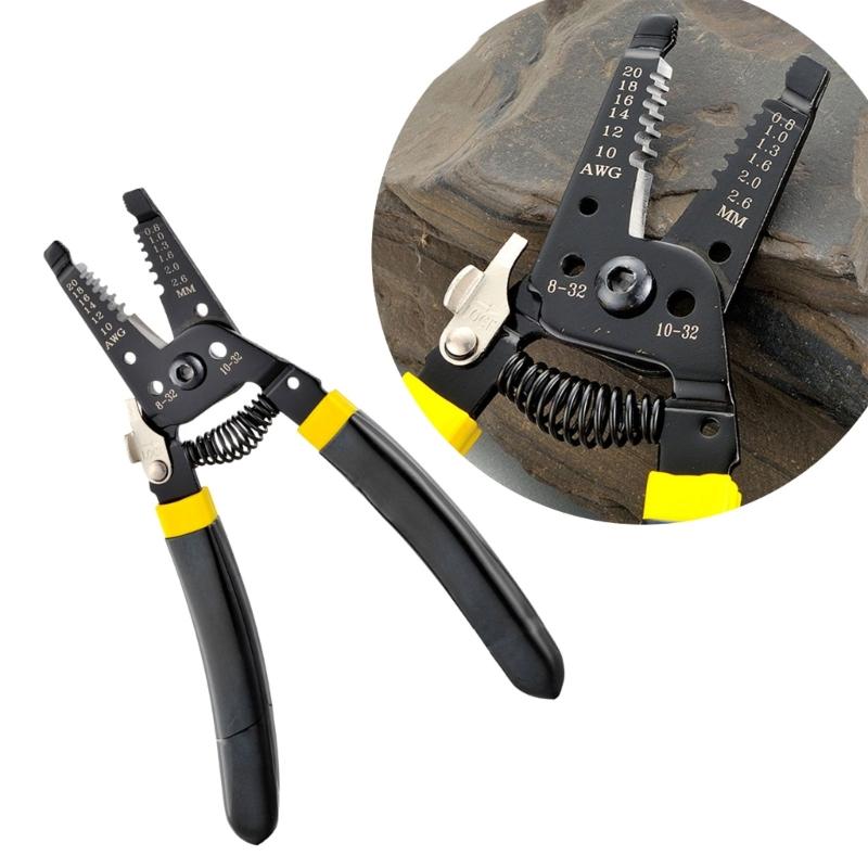 7inch Wire Stripper 10-22AWG Cutting Crimping Device Multifunctional Manual Tool For Copper Wire Stripper Professional
