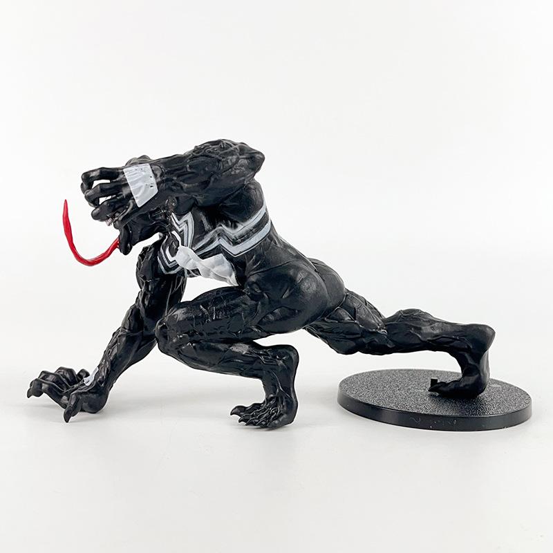 4Pcs Marvel Venom Carnage Action Figure Set Superhero Collectible Model Dolls PVC Statue Toys for Kids Fans Gift Home Desktop Decor