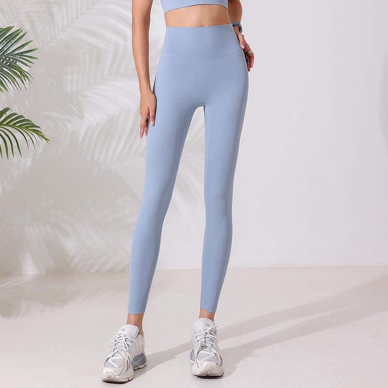 

Женские брюки для йоги с высокой талией, контролем живота, эффектом подтяжки бедер и полым дизайном на спине Small