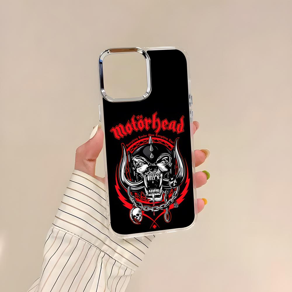 Band-M-M-Motorhead Phone Case For IPhone 17 Air 16 15 14 13 12 11 Pro Pro Max Plus Transparent Soft Cover