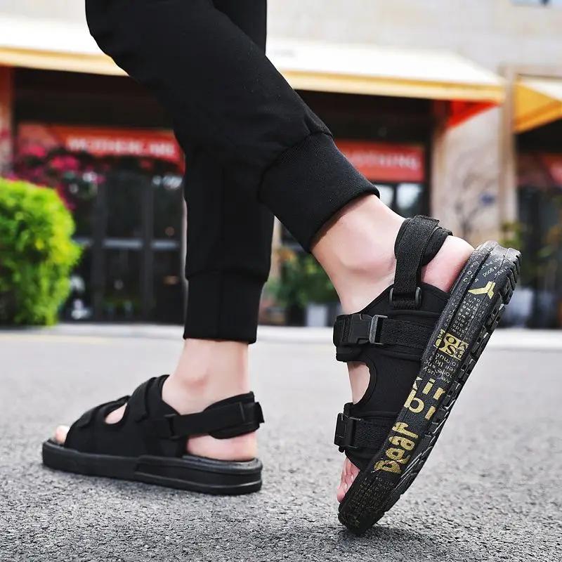 Walk Around Home Male Slipper Flat Indoor Slides Pvc House Men's Shoe Elegant Trend 2024 Y2k Comfortable Low Price Fun Eva Style