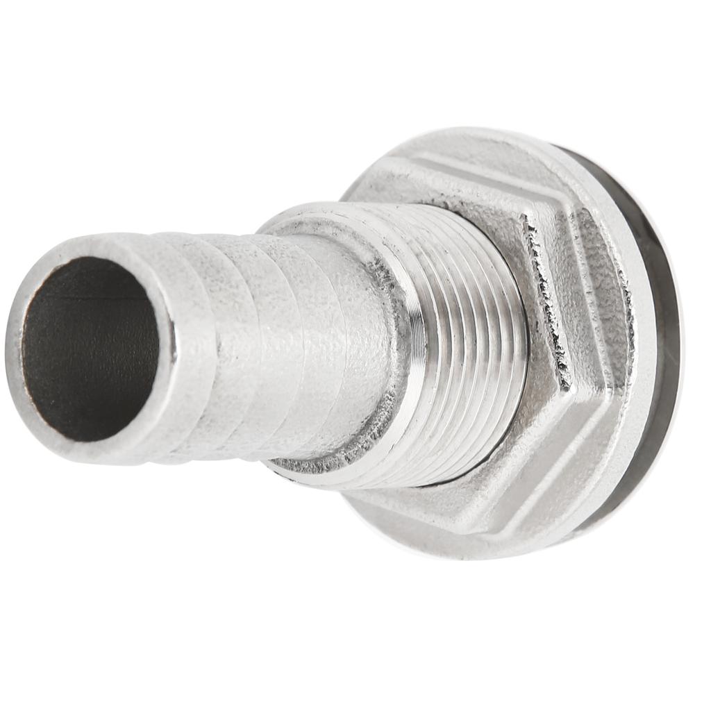 Marine Boat Thru Hull Fitting Connector Stainless Steel Hose Tail Barb Marine Hardware