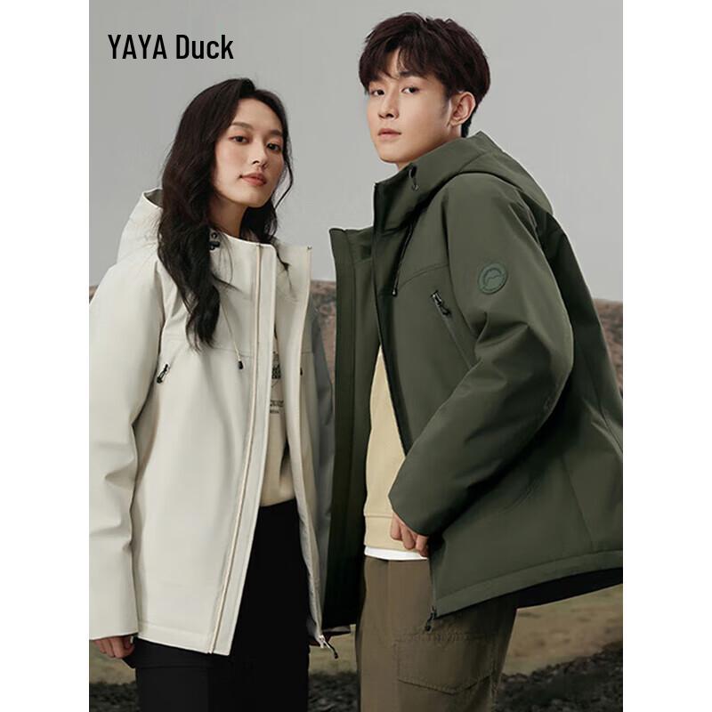

YAYA 2025 Унисекс Куртка с капюшоном Короткая Теплая для улицы S