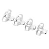 4PCS RC Replica Brake Calipers Aluminum Alloy Brake Calipers for TRAXXAS UDR 17 RC CarSilver