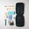 GRAVEL Travel Pouch SLIM Black Color For Night With Waterproof Pocket and Hidden Pocket Hygienic Storage of Bath Goods Made of Highly Durable