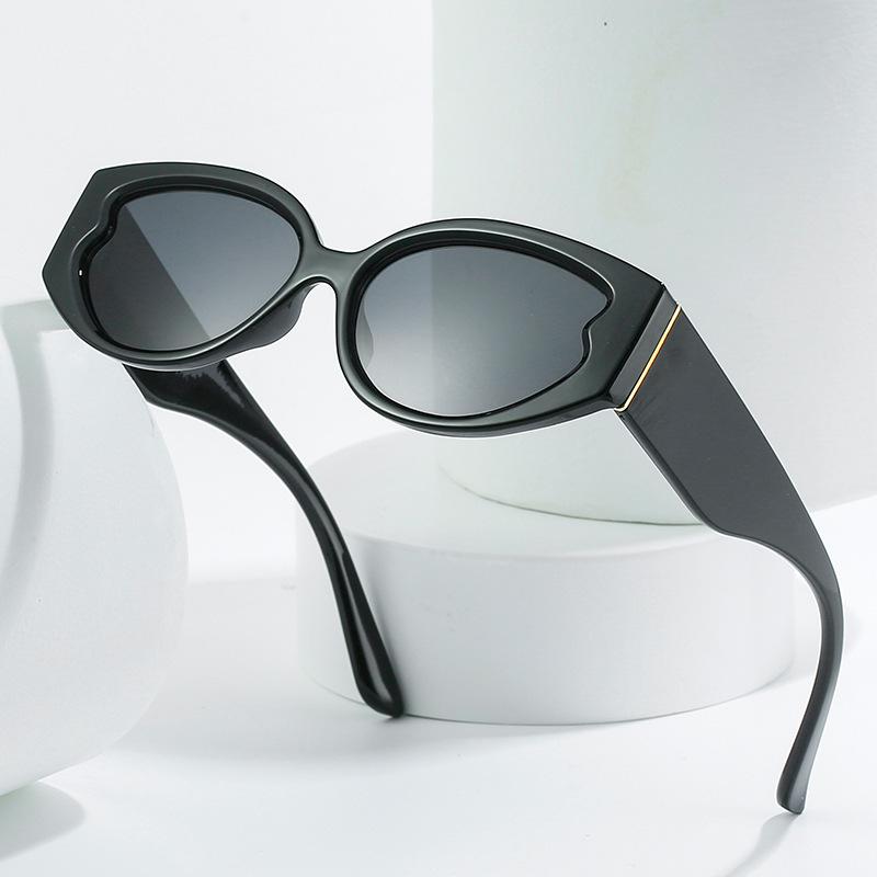 Oval Sunglasses Trend European And American Personality Goose Egg Street Shot Glasses Fashion Metal Sunglasses Women