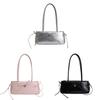 Modern Womens Pu Square Shape Shoulder Bag With Dual Straps For Casual Outfits