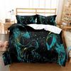 Terrifying Venom Anime Duvet Cover Set, Microfiber Duvet Cover Comforter Cover 2Pcs With Zipper Bedding Set For Boy'S Bedroom
