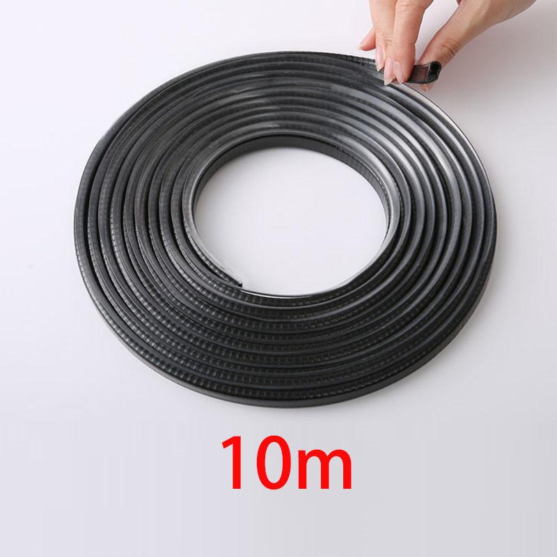 Car Door Protector Edge Scratch Strip Guard Trim Automobile Door Anti Collision Protection With Steel U Shape Edge Rubber Seal Interior Mirrors 6