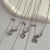 Pendant Necklace Women Short Stainless Steel Pendant Choker Neck Chain Stainless Steel Material Jewelry Gift for Girls