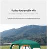 Outdoor Camping Tent: Large, Portable, Sun-Protected, Rainproof, 2 Rooms + Living Area, Fits 8-12 People