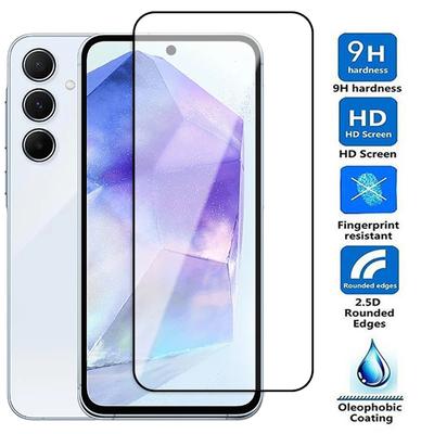 A05S A05 A15 A25 A35 A55 Full Cover Tempered Glass For Samsung Galaxy A05 A05S A15 A25 A35 A55 5G 4G Screen Protector Film Phone Film