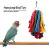 Parrot Rope Toys Colorful Cotton Rope Hanging Parrots Chewing Toys Pet Supply Parrots Cage Accessories Chew Toys