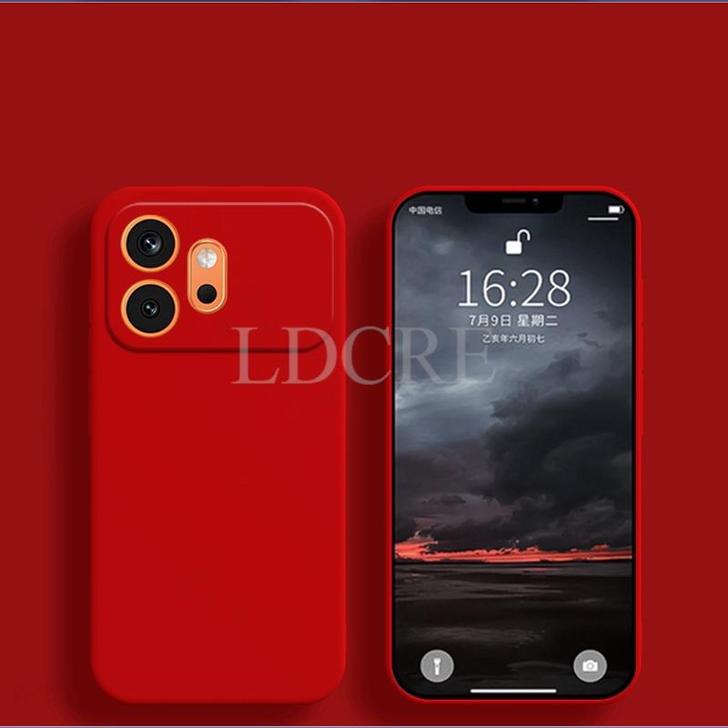 For Honor 600 Case Liquid Silicone Official Phone Cover Honor 600 Case TPU Plain Rubber Protector Case Honor 600 Pro Cover Honor 600 красный