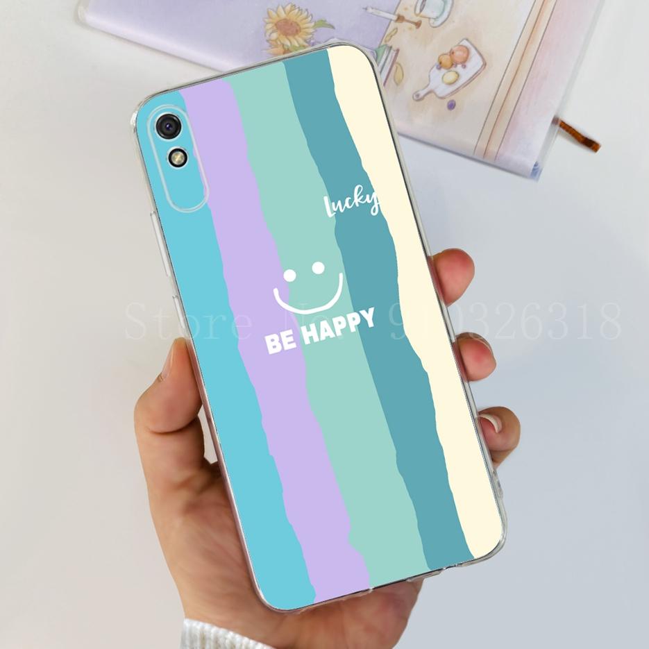 For Xiaomi Redmi 9A Case Stylish Painted Cover Soft Silicone Phone Case For Xiaomi Redmi 9AT 9A Redmi9A Back Cover 6.53'' Bumper