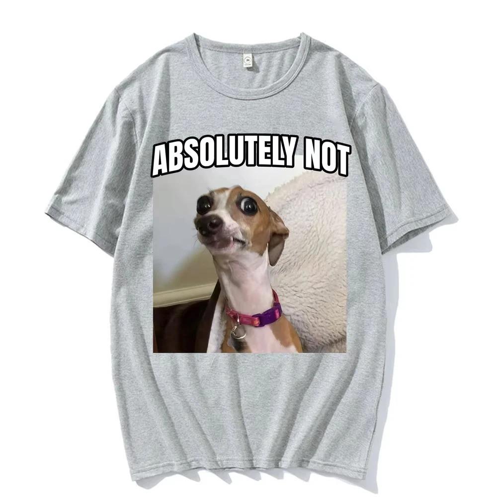Unisex Harajuku Summer Short Sleeve TShirt Funny Definitely Not a Dog Meme Graphic TShirt Comfortable Casual Daily TShirt