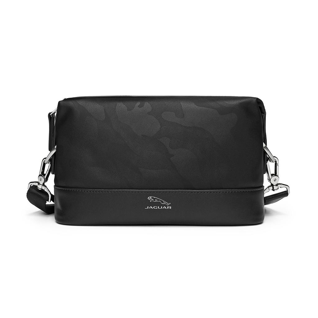 New JAGUAR Fabric Messenger Bag, Crossbody Bag, Shoulder Bag Men's Black JA1T1201173101