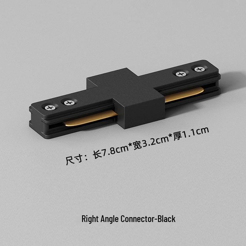 Copper Rail LED Plant Spotlight: Universal Aluminum Track Light Connector, 0.5m Rail
