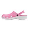White Printed EVA Clogs for Women Men Lightweight Soft Slip On Casual Shoes Soft Sole Summer Sandals Lightweight Daily Wear