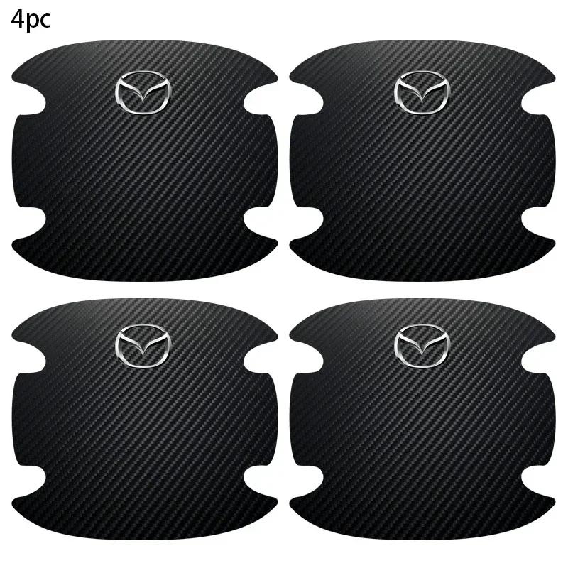 

Car Door Bowl Carbon Fiber Sticker Protection Film For Mazda 3 6 2 5 Axela Atenza Demio CX3 CX5 CX7 CX30 MX3 MX5 Speed MPE MS For Mazda