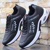 2025 Men's Spring Leather Waterproof Casual Running Sneakers - Trendy Dad Shoes